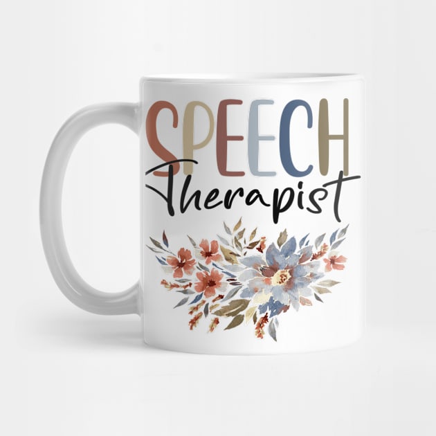 Flower Teacher SLP Speech Therapist Back to School by shattorickey.fashion